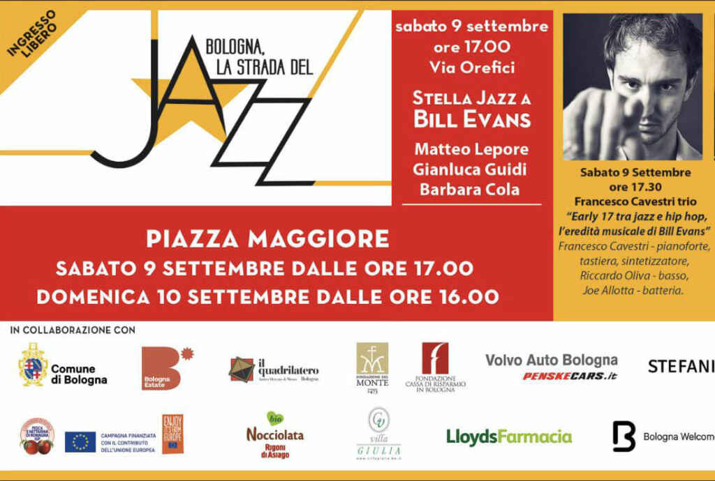 Francesco Cavestri: sabato 9 settembre in concerto a Bologna per “La Strada del Jazz”